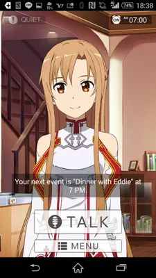 Wake Me Up Asuna android App screenshot 1