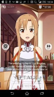 Wake Me Up Asuna android App screenshot 4